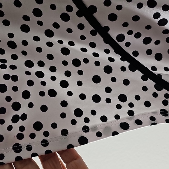Polka Dot Women's Top By Notations. Cap Sleeve. Size 3x. - Picture 3 of 8